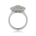 Wholesale Engagement Wedding Rings 925 Silver Diamond Ring for Women